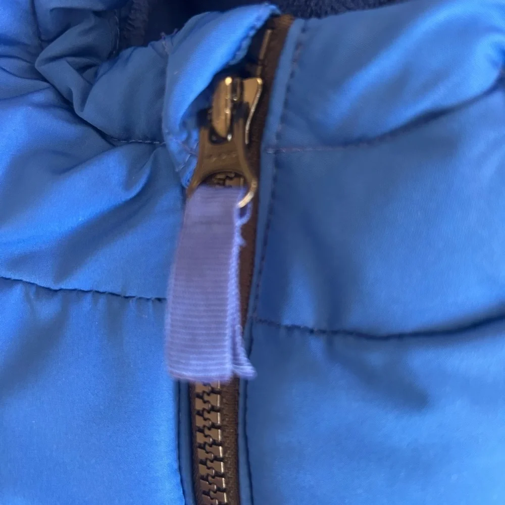 SWISS TECH Blue Hooded Puffer Jacket Blue Parka Youth Size Medium 8 Winter